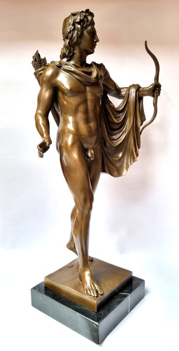 Bronze statue apollo von - statue,