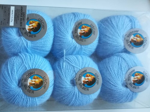 240 knäuel angora wolle - g,