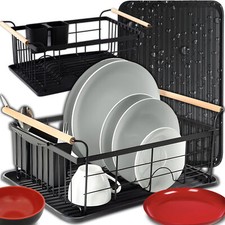 Geschirrständer Abtropfgestell Küchentheke Abtropfschale Abtropfkorb Küche Retoo