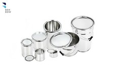 10x Blechdose mit Deckel