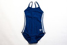 Adidas Bade Anzug Vintage Bathing Suit West Germany 80er 80s Nylon 164 NEU NEW