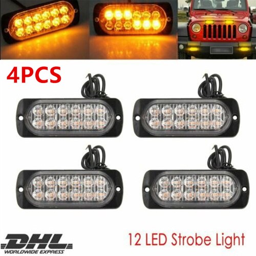 4stk led auto frontblitzer - 4stk,