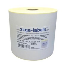 Thermo Etiketten Rolle - 102 x