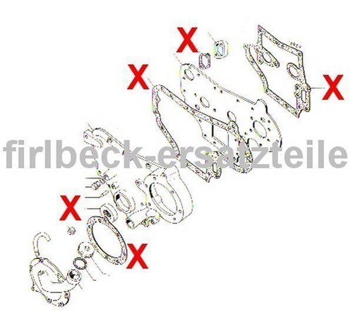 Dichtungssatz kurbelwelle - dichtungssatz,