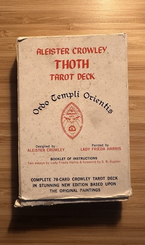 Thoth tarot 1978 edition - tarot,