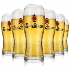 6x König Pilsener Bier Glas