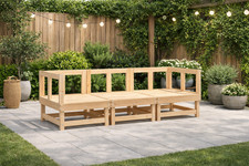 Gartenmöbel Gartensofa 3-tlg