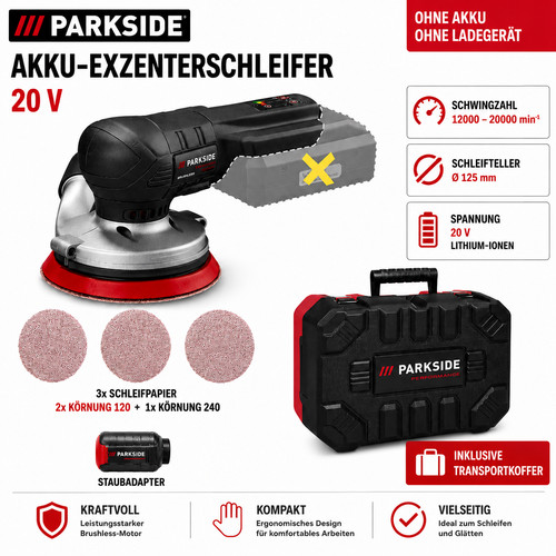 Parkside performance 20v akku - parkside,