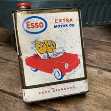 Esso Standard Öldose 60er Jahre Patina 2 Liter Deko Vespa 400 Oldtimer Scooter