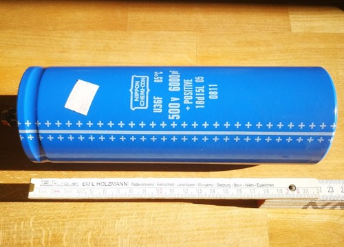 Elko 500v 6000mf nippon - nippon, chem