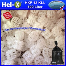Hel-X® HXF 12 KLL Filter Medium carrier Koi Teich Nitrit Filtermedium weiß 50 L