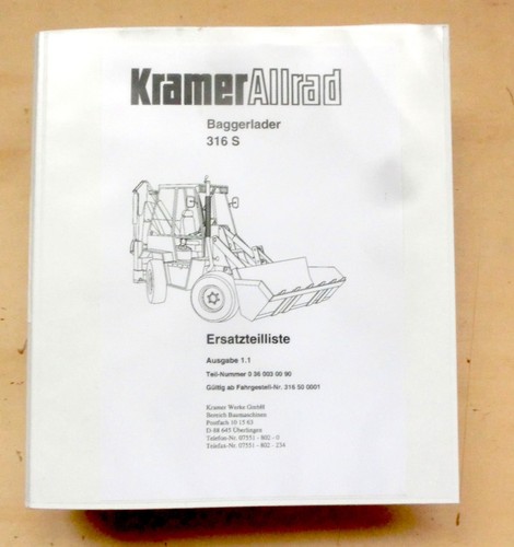 Kramer baggerlader 316 - kramer,