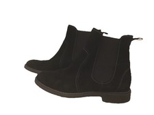 Paul Green Stiefelette, Gr. 6 (39), Wildleder, Innenleder, Schwarz