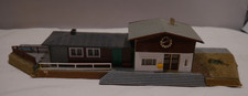 DDR  -  H0 / TT   OWO - Modellhaus - Bahnhof - Hauptbahnhof Bärenbach  Vintage