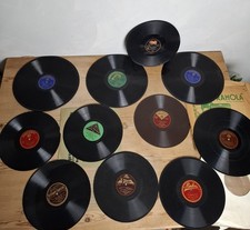 Schellackplatten Konvolut 11x