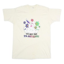 Herren T-Shirt Weiß Baumwolle