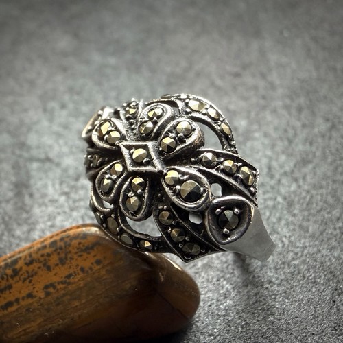 Art deco ring 935 silber - art,