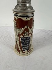 Antiker Mettlach Bierkrug