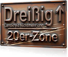 Retro Metall Blechschild