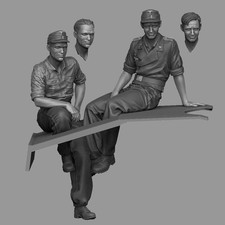 1/35 Resin 2 Panzersoldaten