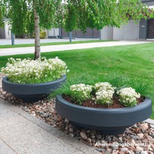 Pflanzschale Maze Cup Ø 60 cm aus Kunststoff Pflanzkübel rund Blumenkübel Garten