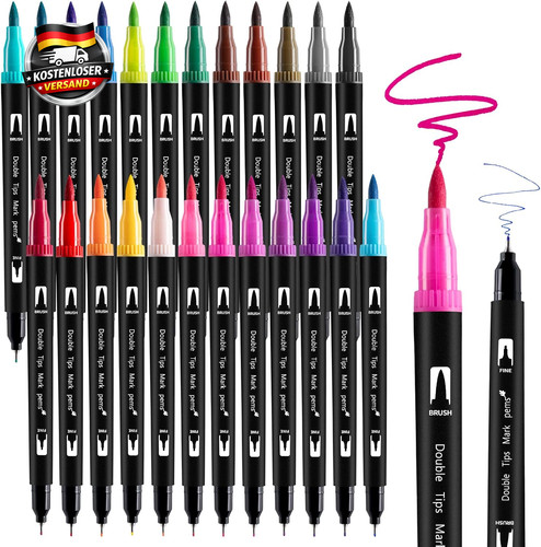 Farben dual brush pen set - farben,