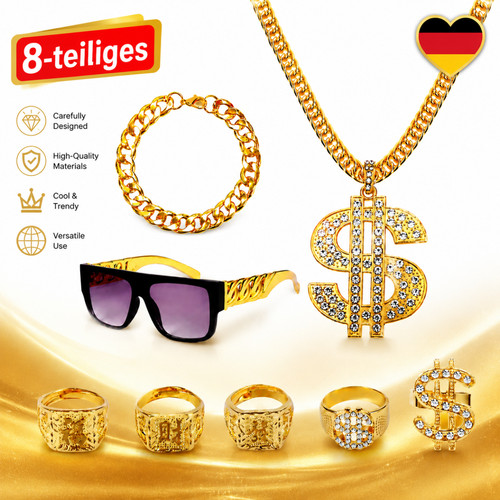 Dollar kette set hip - hip, hop