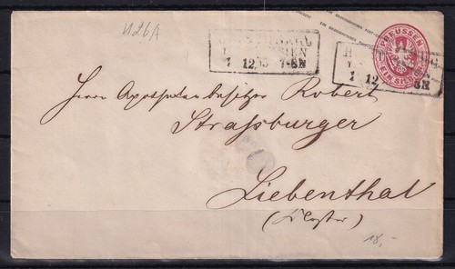 Ap012 preussen ganzsache - ap012),