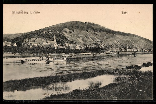 Ansichtskarte klingenberg - ansichtskarte, a