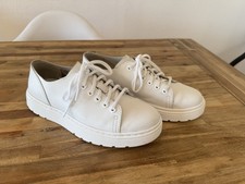 Dr. Martens Damen Dante Venice Leder Casual Schuhe - Weiß - Größe 39