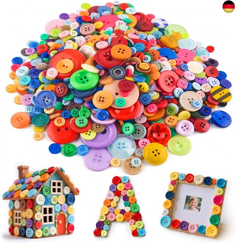 Bunte knöpfe 1000 - knöpfe,, stück