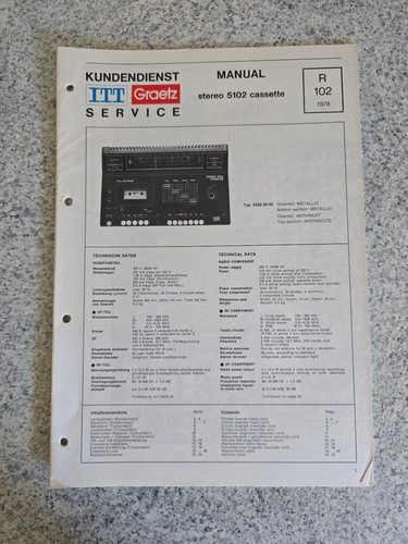 Original itt graetz service - original,
