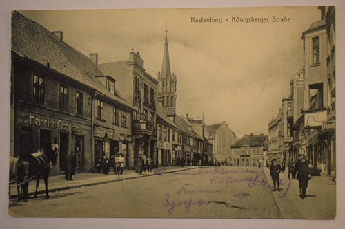 Rastenburg ostpreußen - ak,
