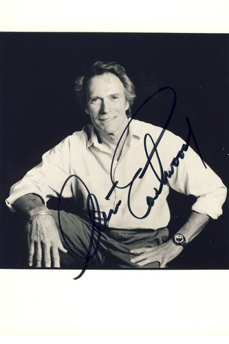 Clint eastwood autogramm - eastwood, ++autogramm++