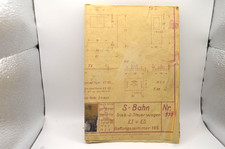 2X alte Modellbaupläne S-Bahn Spur 0 Beiwagen EB/Triebwagen ET u. ES Gattung 165