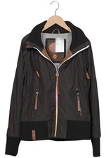 Naketano Jacke Damen Anorak Jacket Kurzmantel Gr. M Baumwolle Schwarz #925nyv5