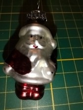 Weihnachtskugeln Minifiguren Nikolaus ca. 5 x 3 cm ungenutzt