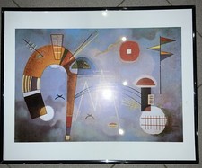 Wandbild 50x40cm Leinwandbild Druck Mit Rahmen Modern Wanddeko Abstrakte Kunst ?