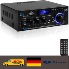 Bluetooth-Verstärker mit Mikrofon | 400W Stereo-Ausgang | UKW-FM-Sender