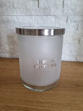 IKEA Droppar groß Milch Glas Edelstahl Optik Deckel Top Zustand