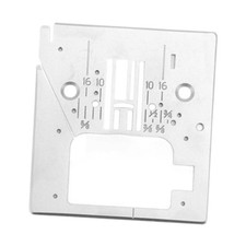 Geradstich Nadelplatte