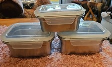 LocknLock Edelstahl Dosen , rechteckig , 3 Stück 