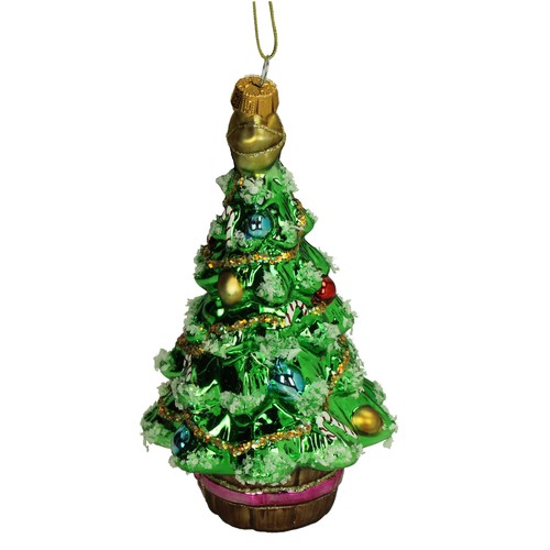 Christbaumschmuck glas 2cm - glas, 15,2cm