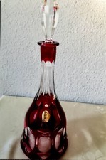 Bleikristall Keraffe Überfang