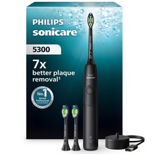 Philips Sonicare 5300 Elektrische Zahnbürste, Schallzahnbürste mit 2 Intensitäten