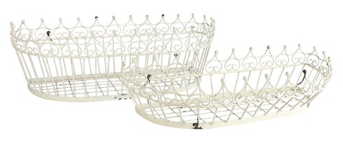 2er set wandkörbe shabby - set, chic