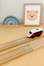 Holzeisenbahn Schienen Verbinder männlich oder weiblich | Brio | Ikea Lillabo