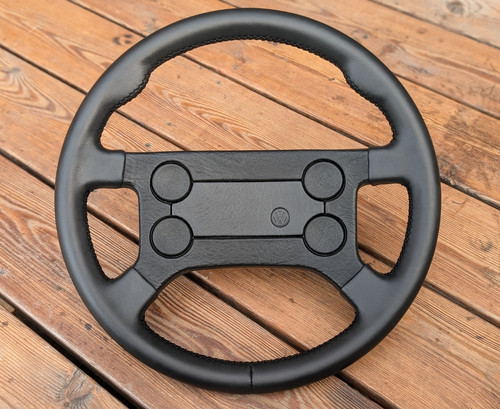 Neu leder lenkrad für golf - leder,