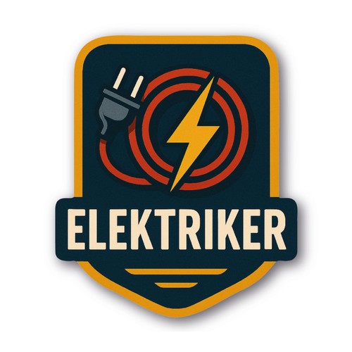 Elektriker aufkleber handwerk - aufkleber,