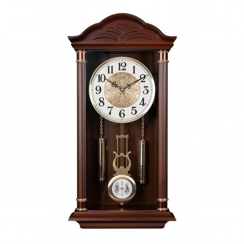 Pendelwanduhr dunkle holzoptik - pendelwanduhr,